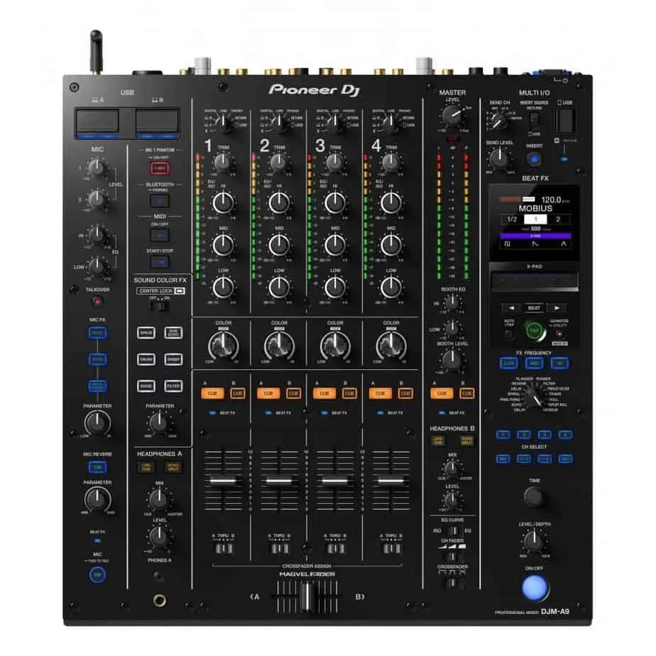 The New Pioneer Djm A9 Mixer Storm Djs