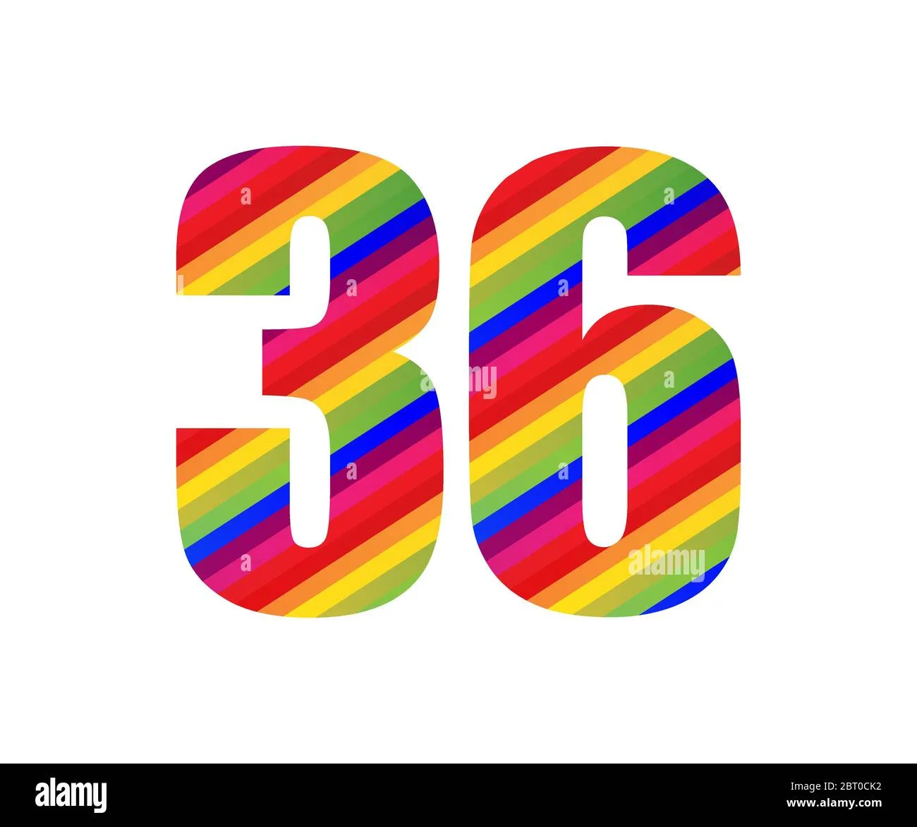 The Number 36 Stock Vector Images Alamy