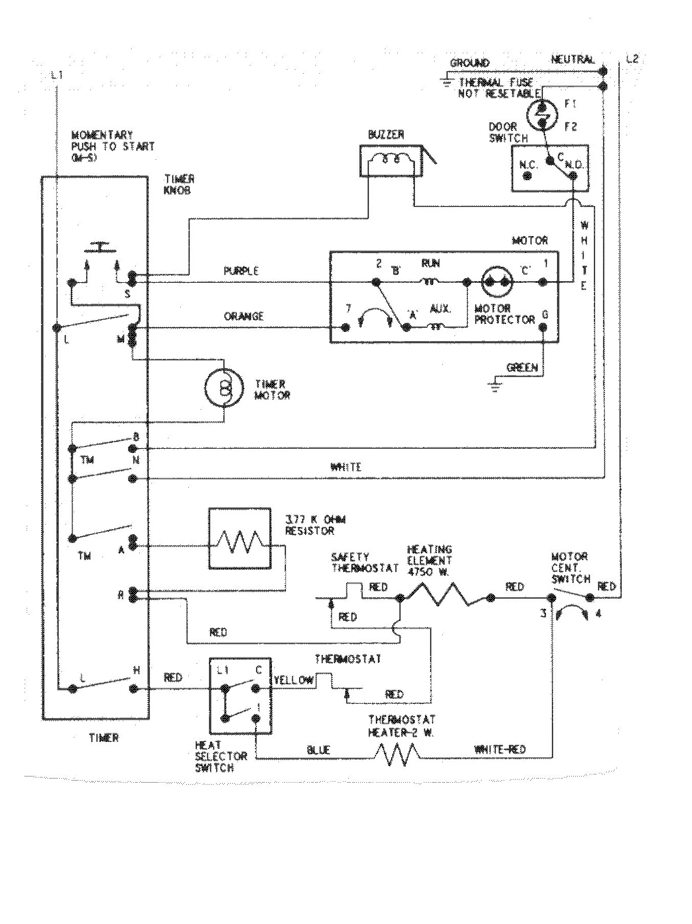 The Ultimate Guide To Whirlpool Dryer Wiring Diagrams Moo Wiring