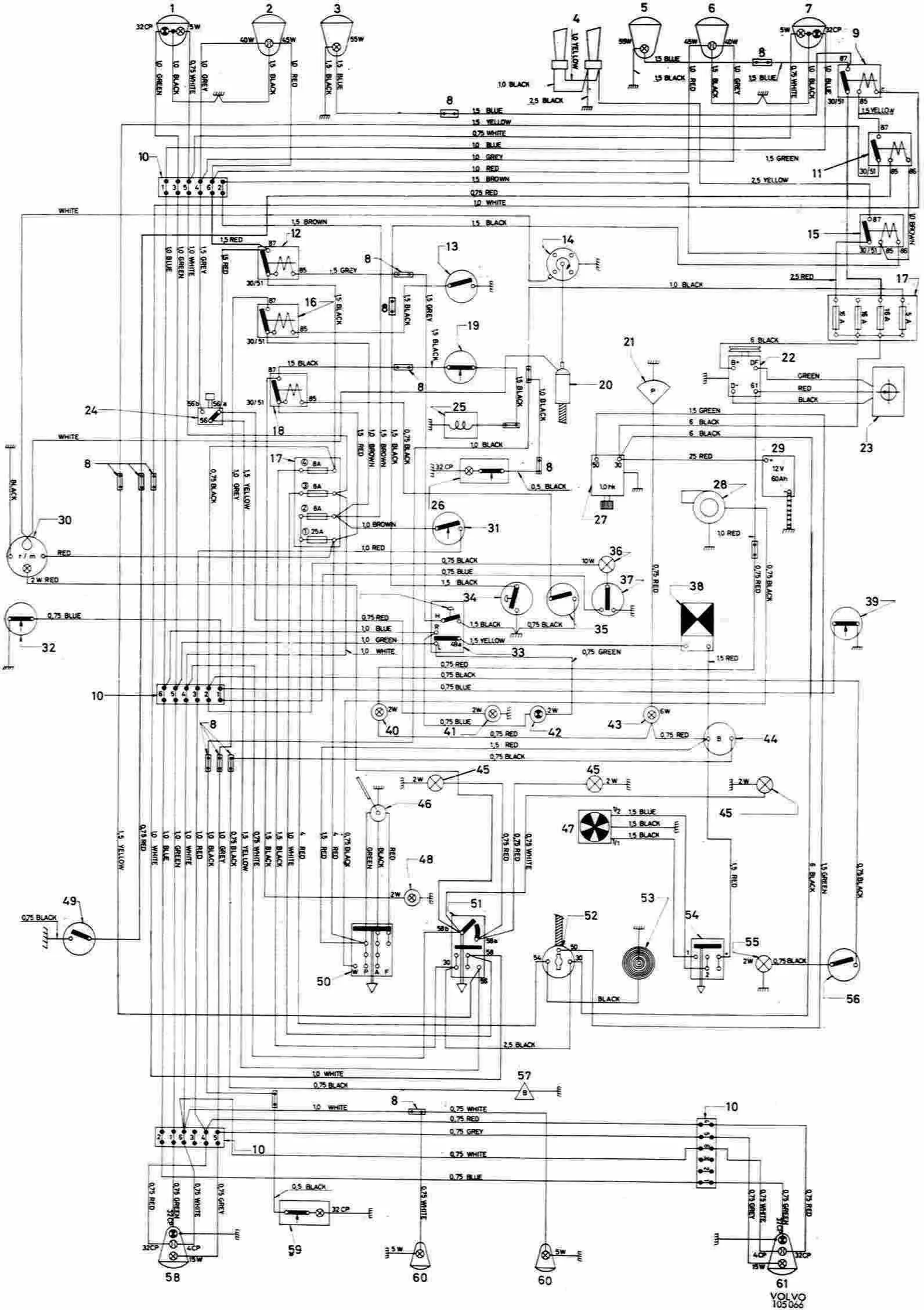 The Wiring Diagram For An Electric Vehicle