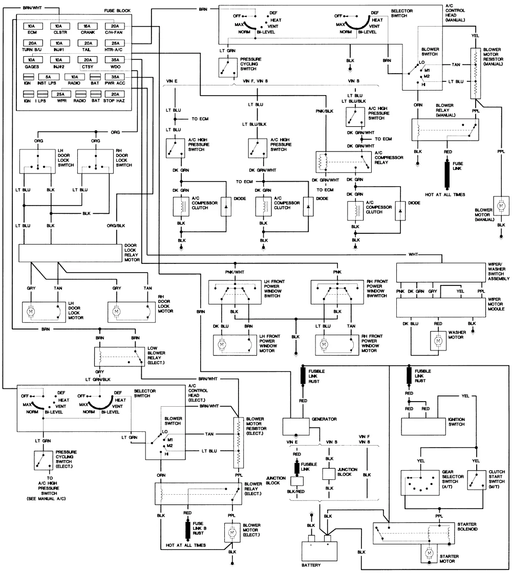 Third Gen Camaro Wiring Diagram