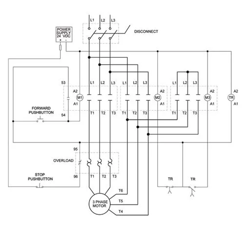 Three Phase Motor Control Circuit Diagram Pdf