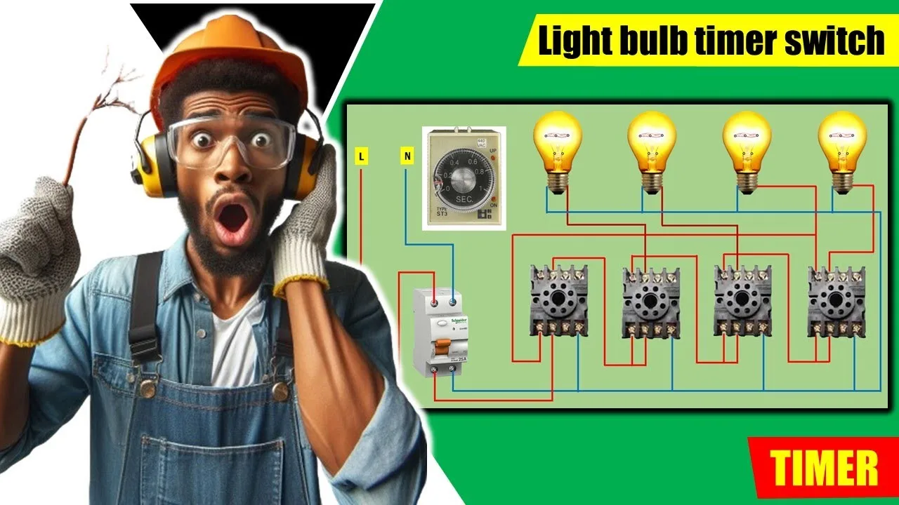 Timer Light Switch Wiring Diagram 3 Way Switch With 1 Lights