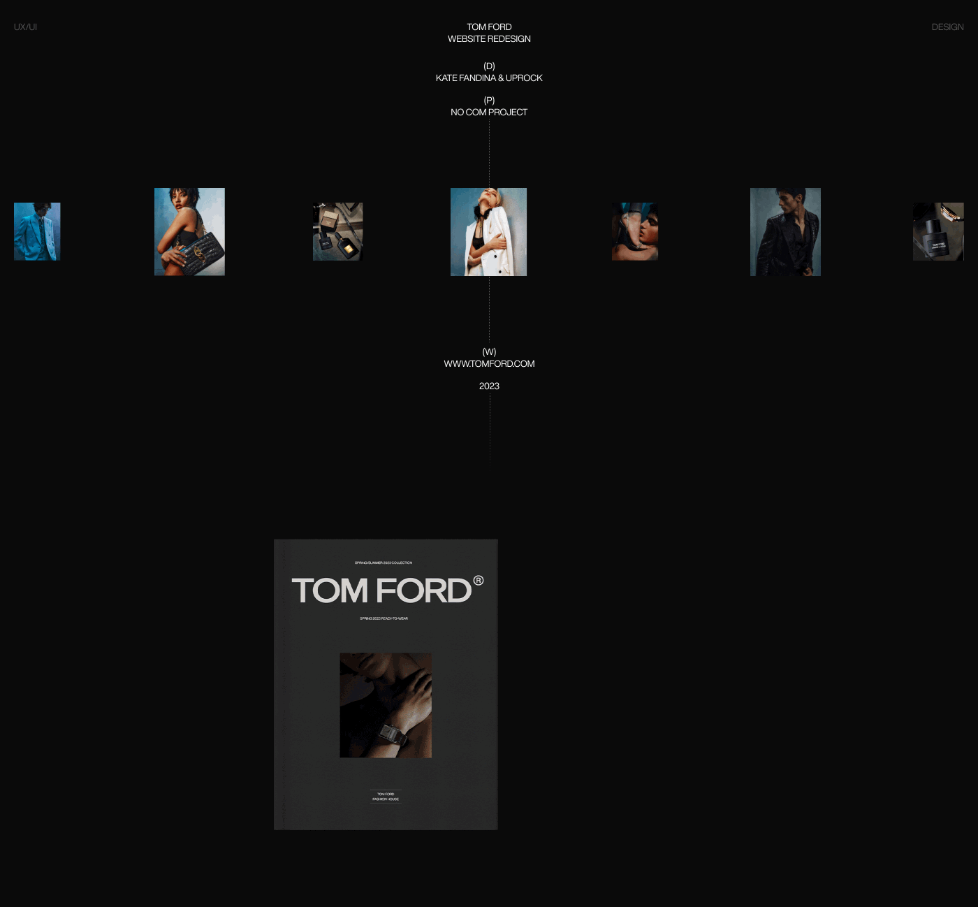 Tom Ford E Commerce On Behance