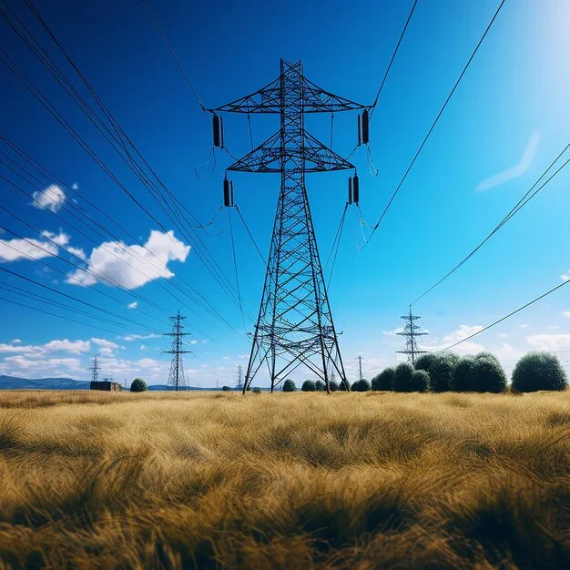 Tower Wiring Expertise Premium Ai Generated Image