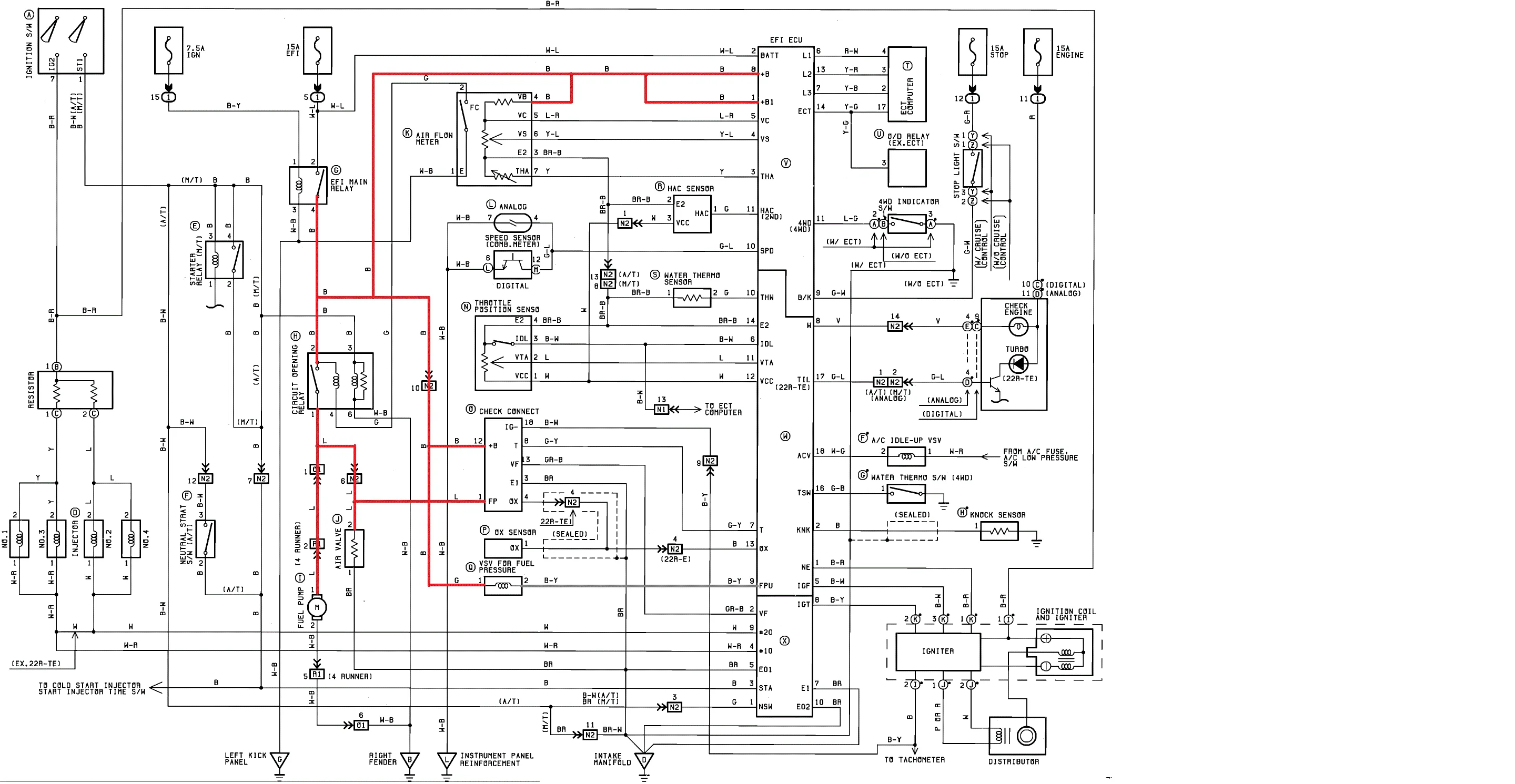 Toyota 22Re Wiring Diagram