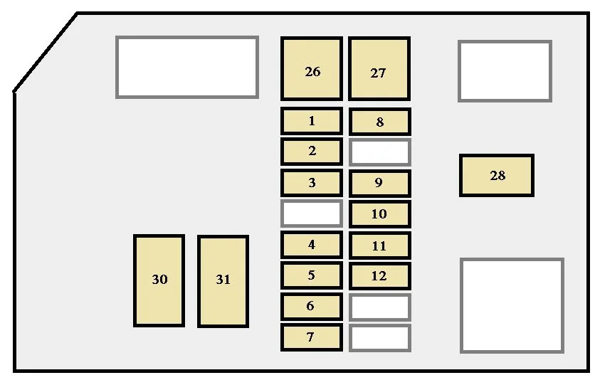 Toyota 4Runner 1996 1997 Fuse Box Diagram Auto Genius