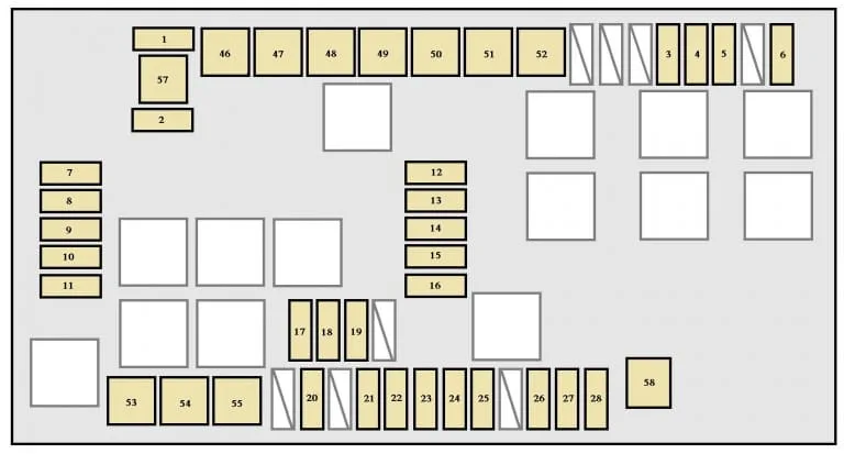 Toyota 4Runner 2005 2009 Fuse Box Diagram Auto Genius