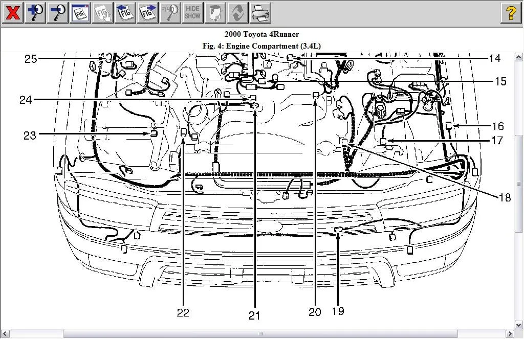 Toyota 4Runner Engine Diagram
