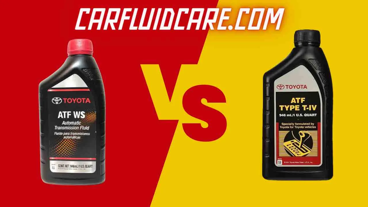Toyota Atf Ws Vs Type Iv Which Is Right For Your Vehicle