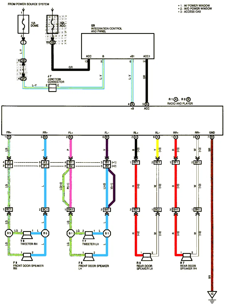 Toyota Camry 2001 Stereo Wiring Diagram Wiring Diagram
