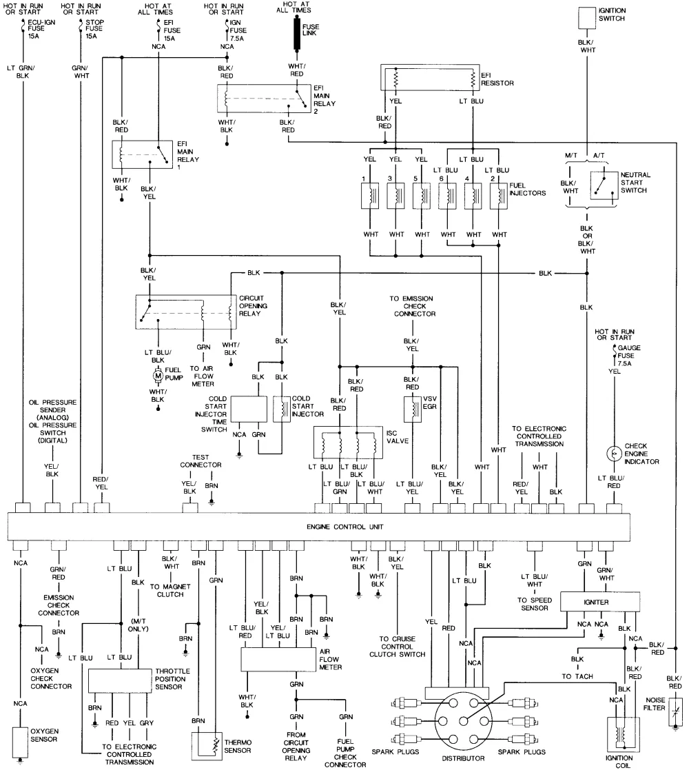 Toyota Celica Radio Wiring Diagram