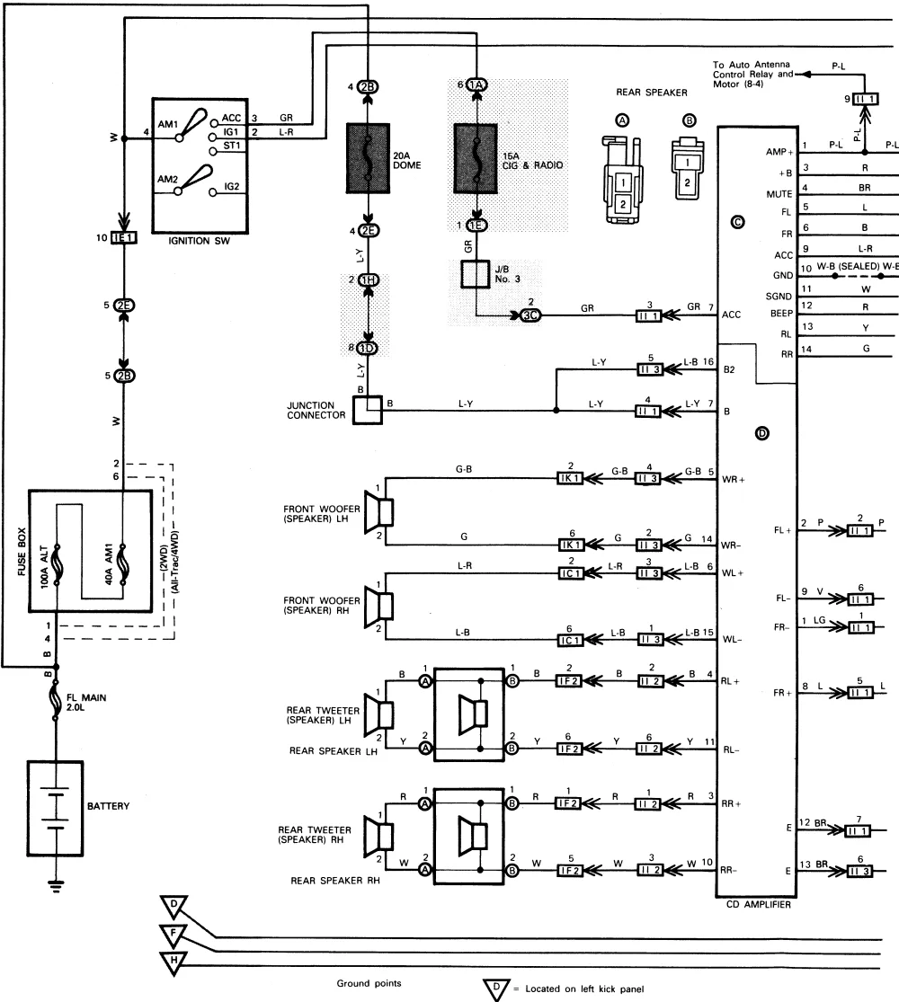 Toyota Celica Radio Wiring Diagram