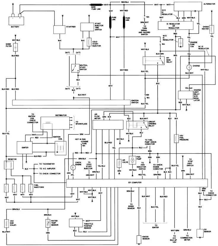 Toyota Gbs Ecu Wiring Diagrams Toyota Ecu Wiring Diagrams