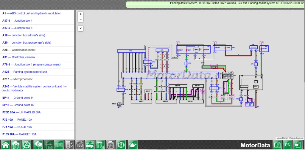 Toyota Interactive Color Wiring Diagrams Online