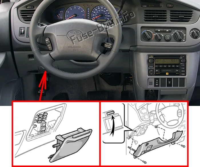 Toyota Sienna 2011 Fuse Box Diagram
