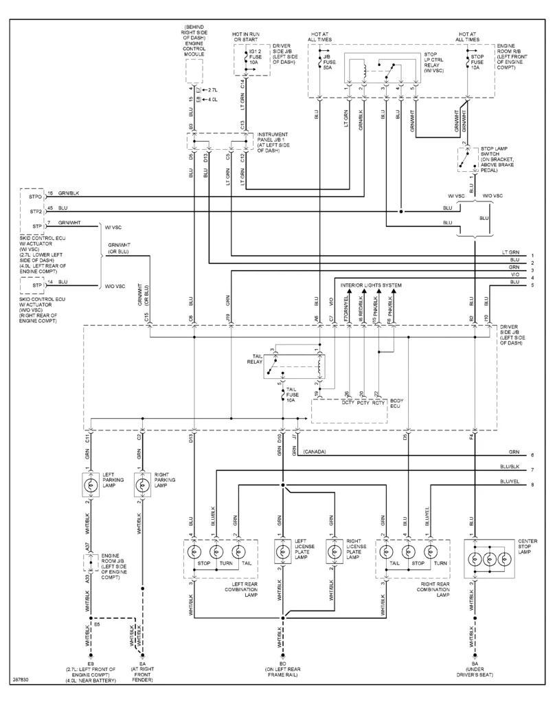 Toyota Tacoma Light Wiring Diagram