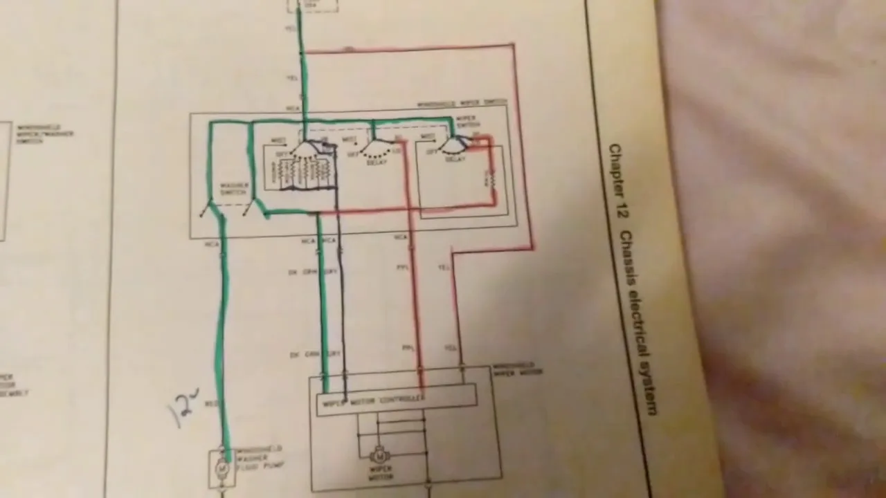 Toyota Tacoma Wiper System Wiring Diagram Toyota Tacoma 2015