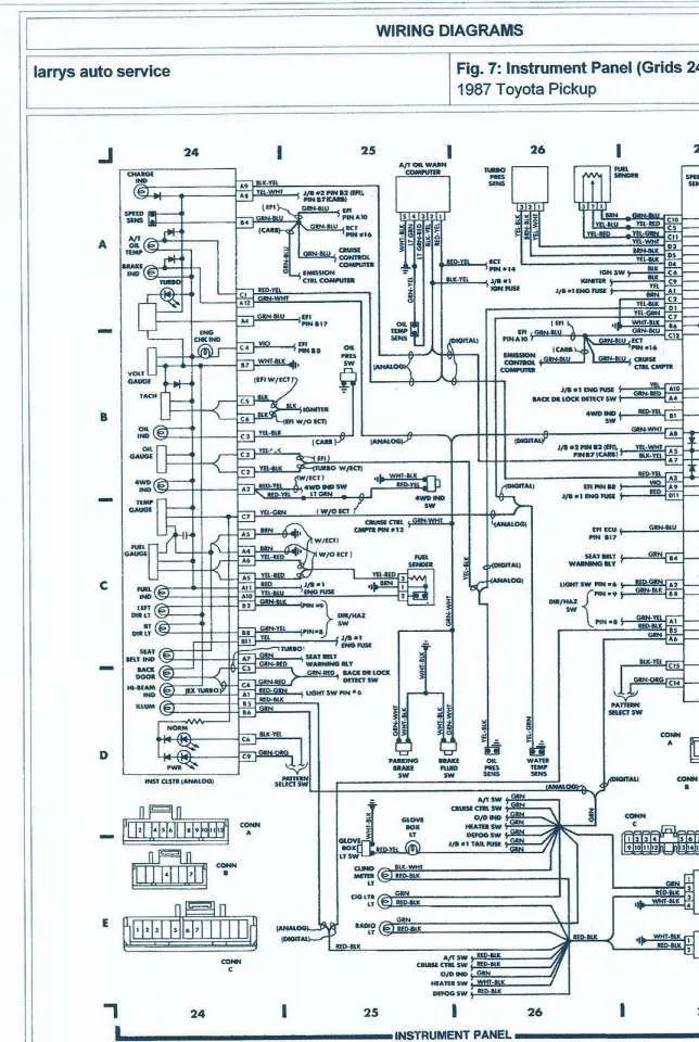 Toyota Tacoma Wiring Harness Diagram