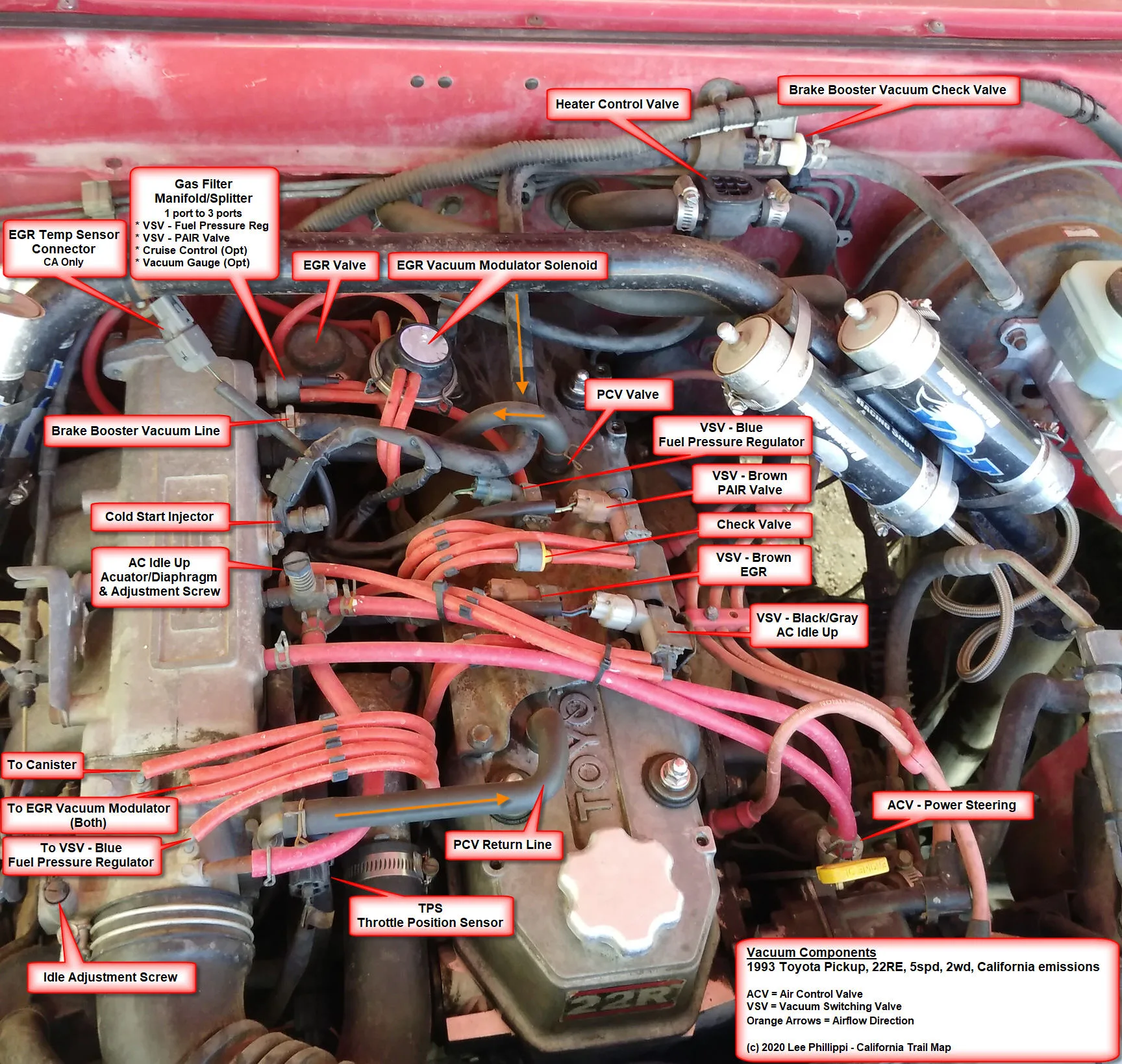 Toyota Vacuum Hose Diagrams Vacuum Hose Toyota Corolla 2E En