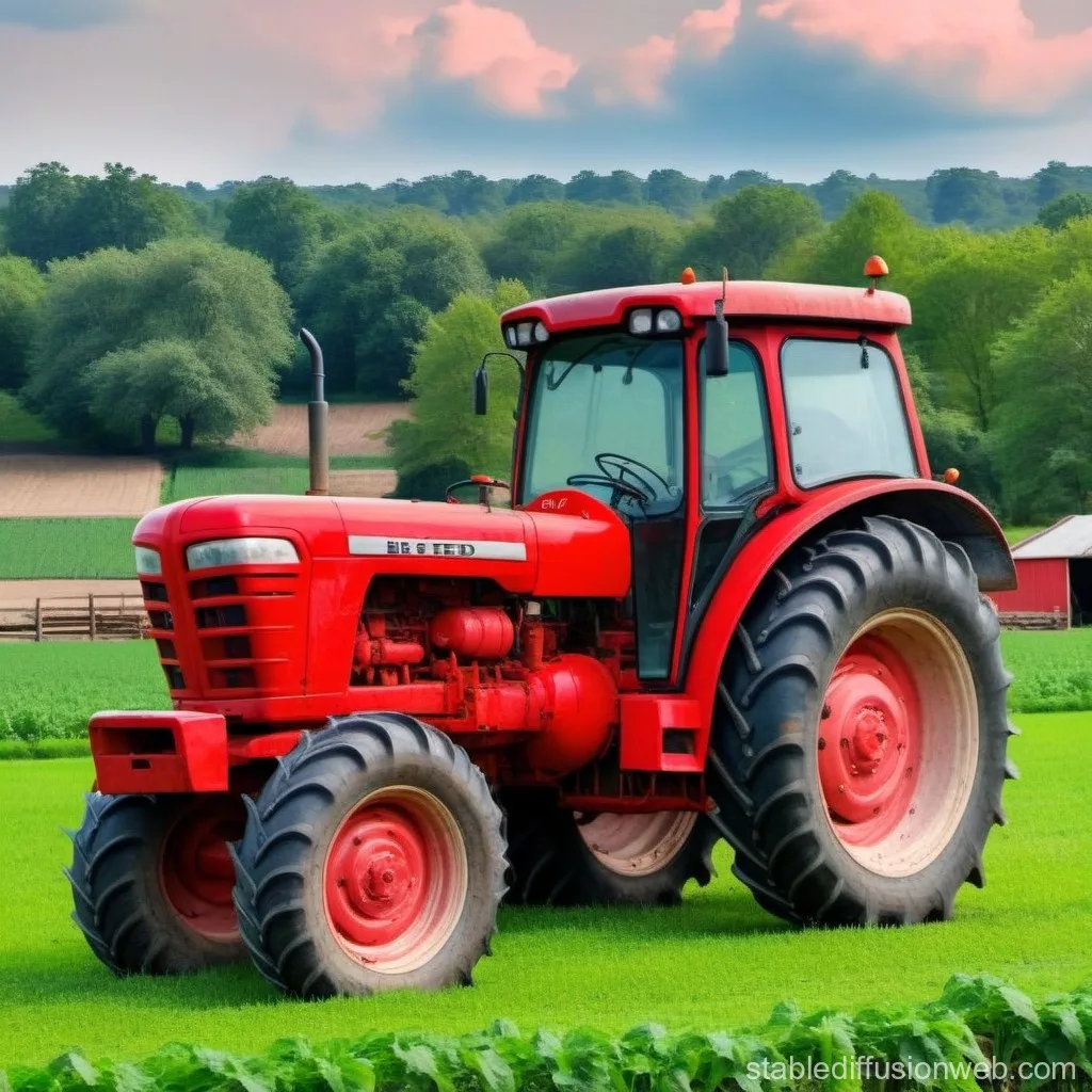 Tractor On Farm Prompts Stable Diffusion Online