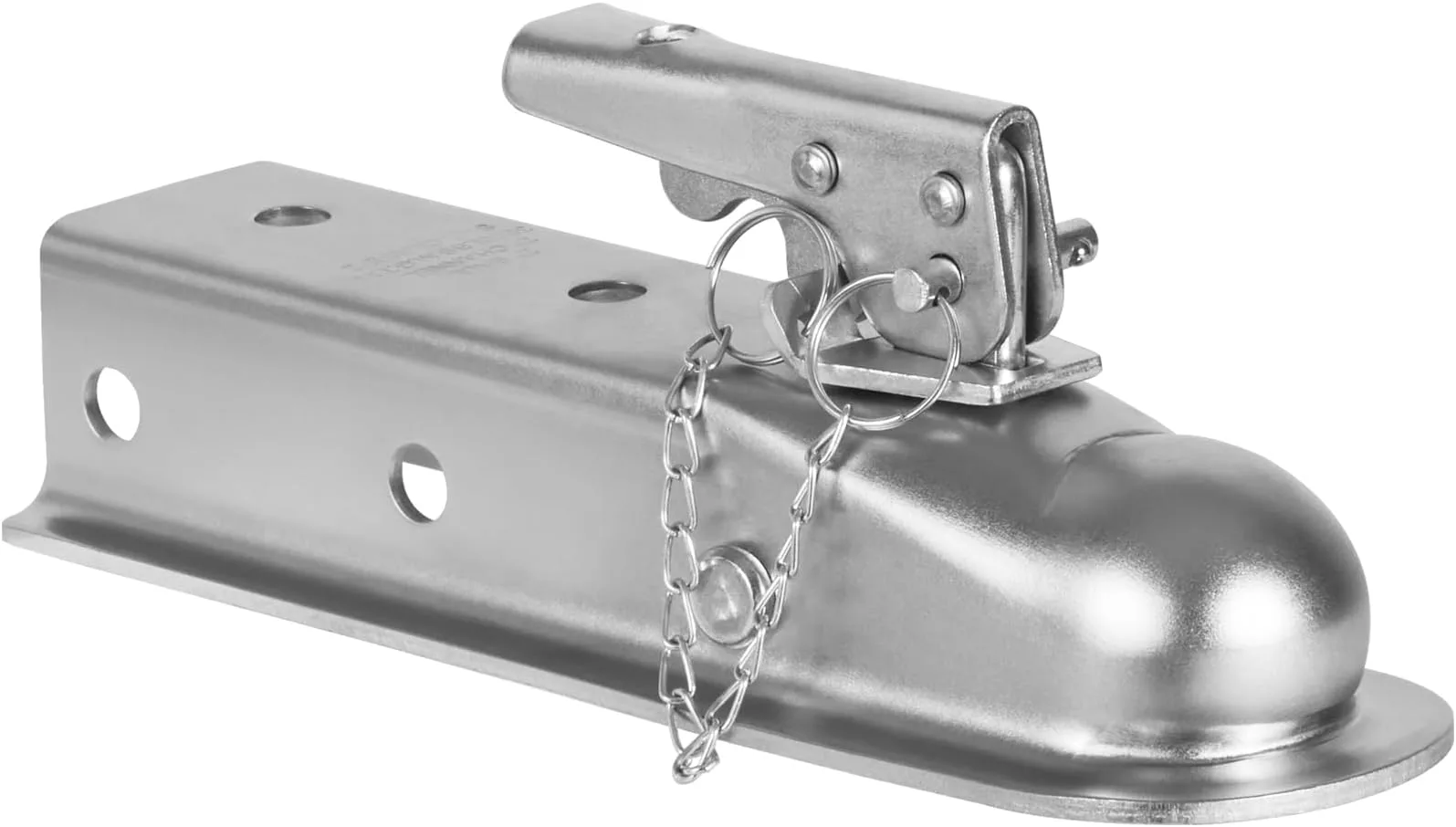 Trailer Coupler Parts Straight Tongue Trailer Coupler 2In Hitch Ball 800Kg Load