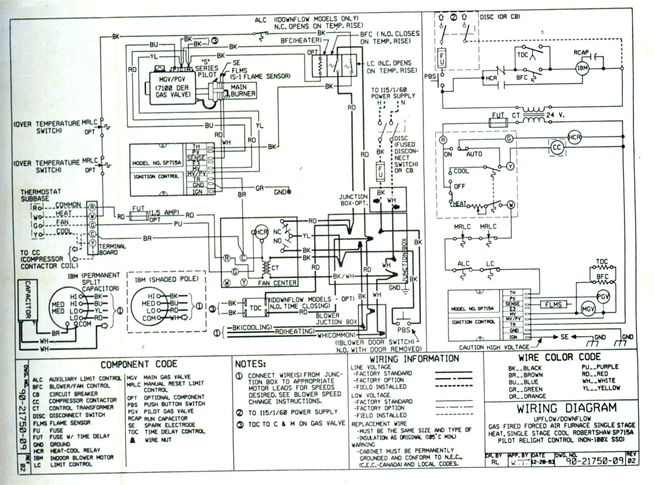 Trane Furnace Wiring Schematics Wiring Diagram