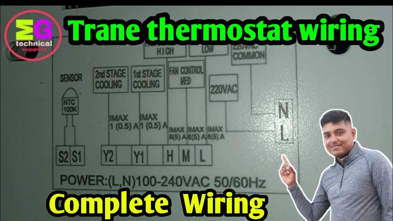 Trane Thermostat Wiring Trane Thermostat Carrier Condensing