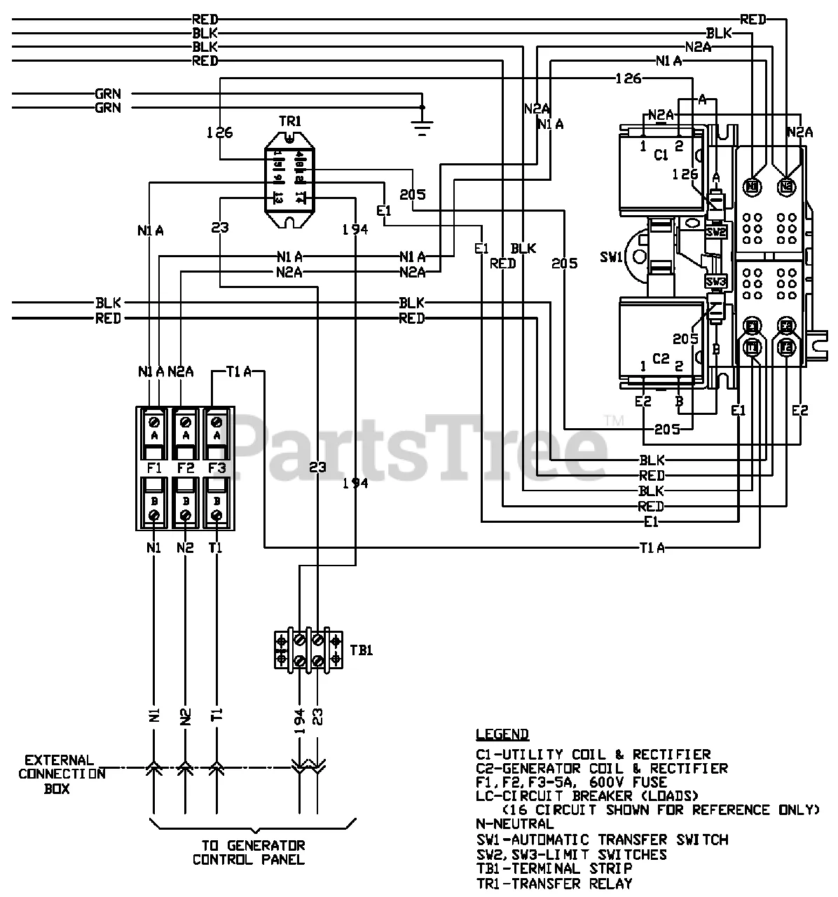 Transfer Switch Wiring Diagrams Generac