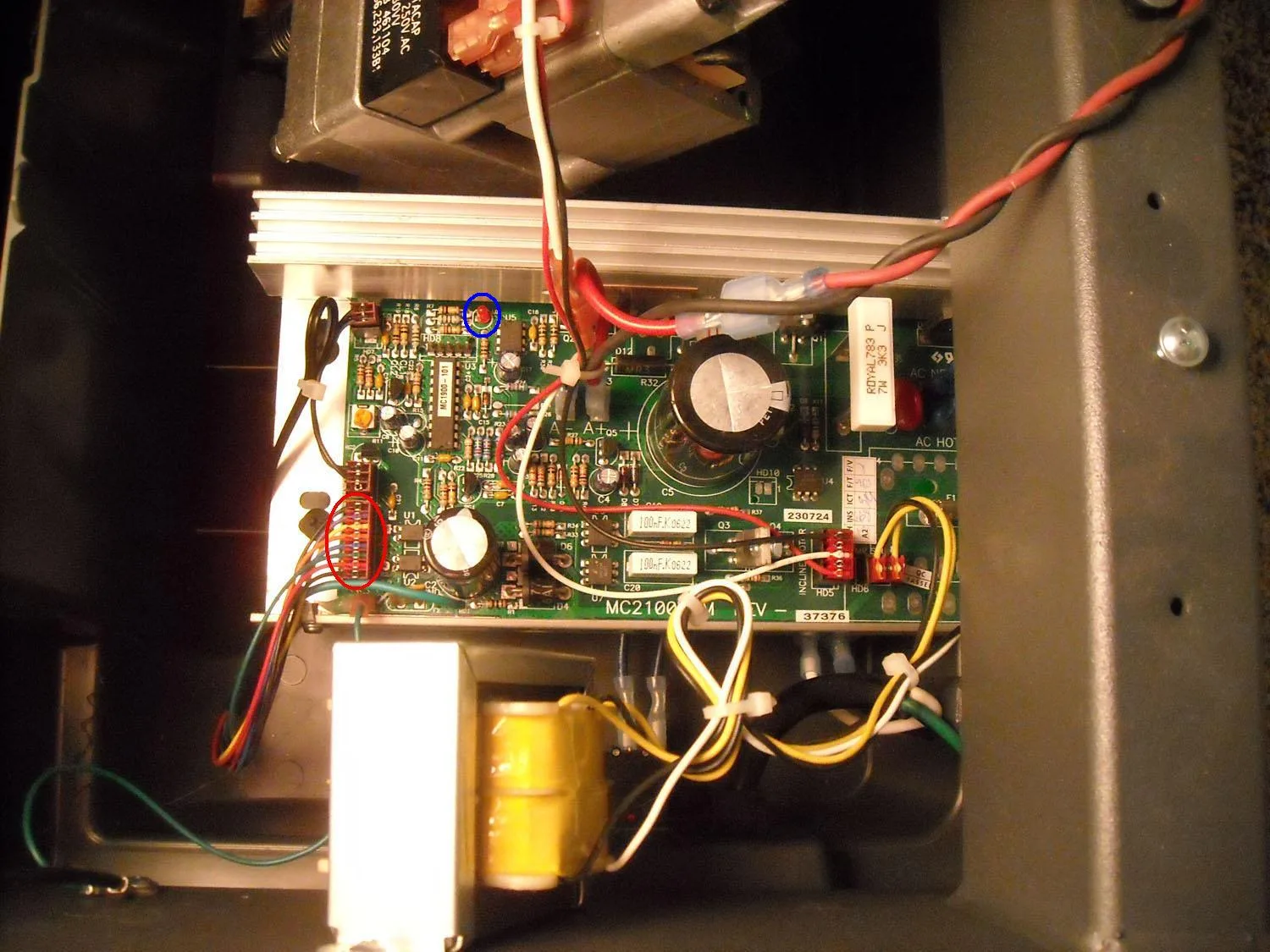Treadmill Control Board Circuit Diagram