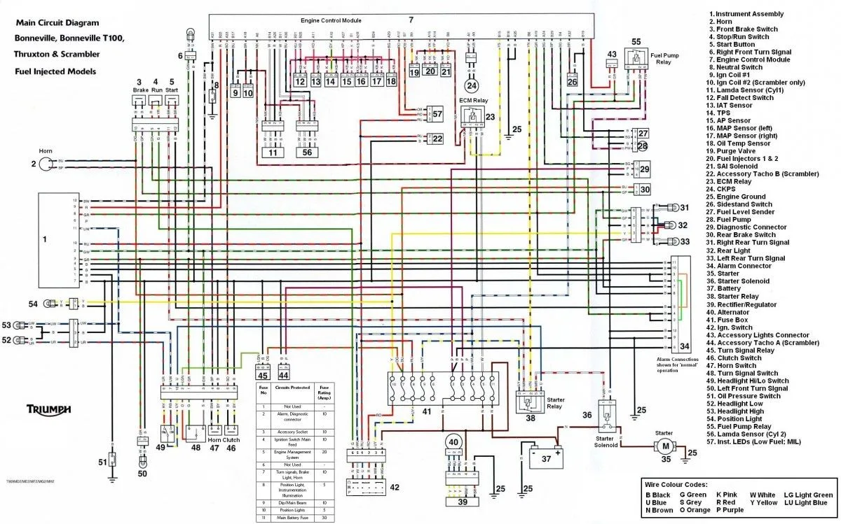 Triumph Bonneville T100 Thruxton Scrambler Wiring Diagram Evan Fell Motorcycle Worksevan Fell