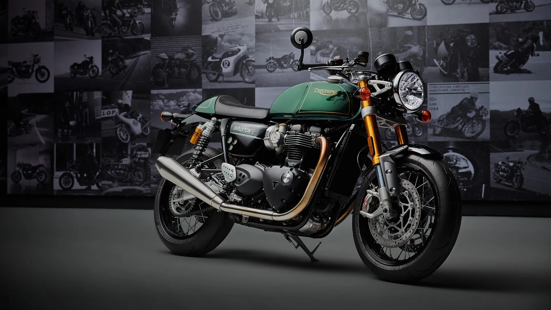 Triumph帶來最後的Thruxton Final Edition Café Racer的最終篇章 地球黃金線