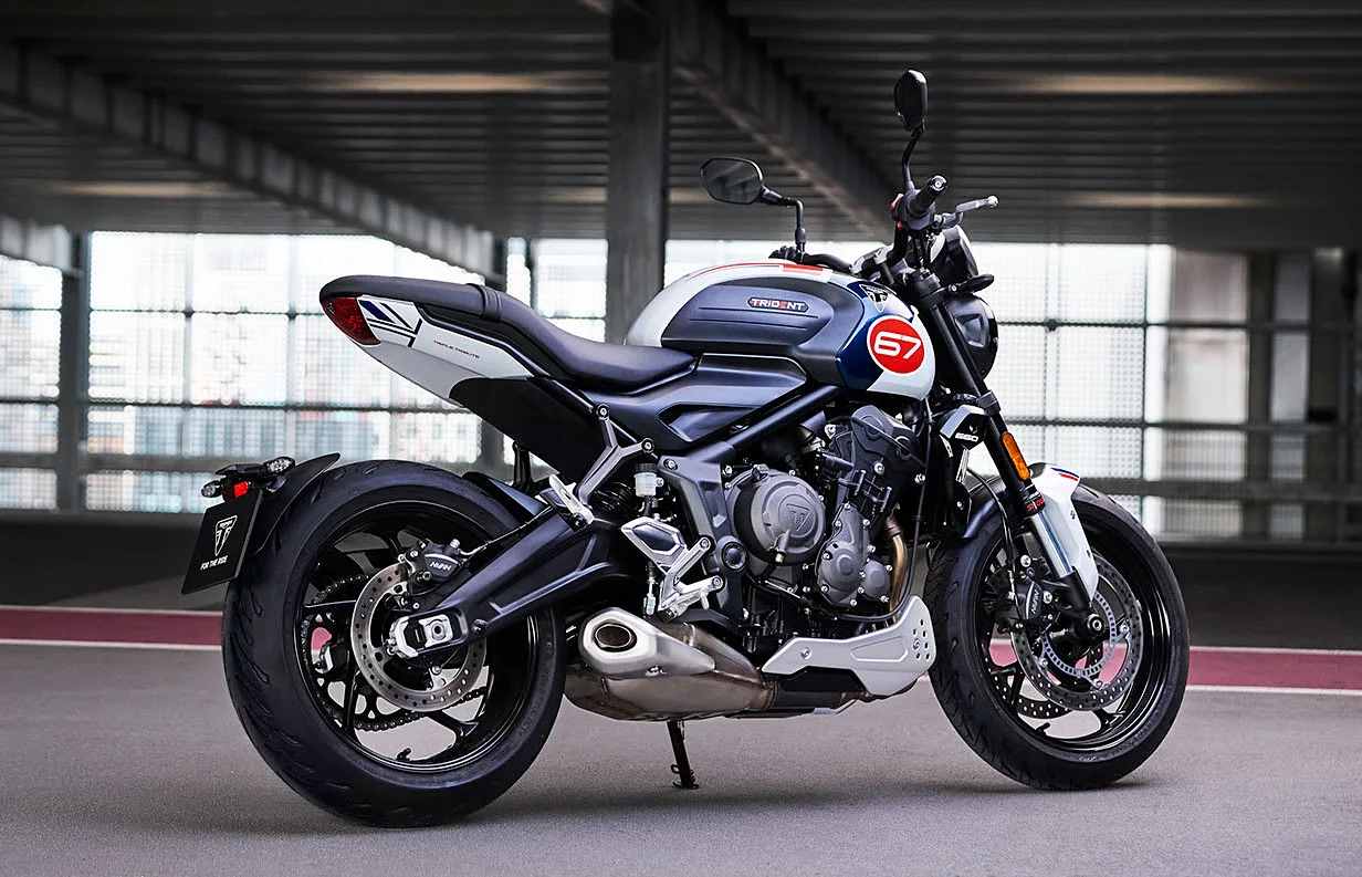 Triumph Trident Triple Tribute Edition Pipeburn