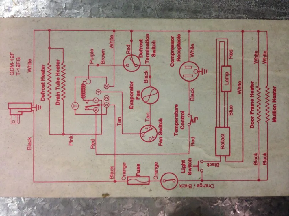 True Freezer Wiring Diagram Wiring Diagram