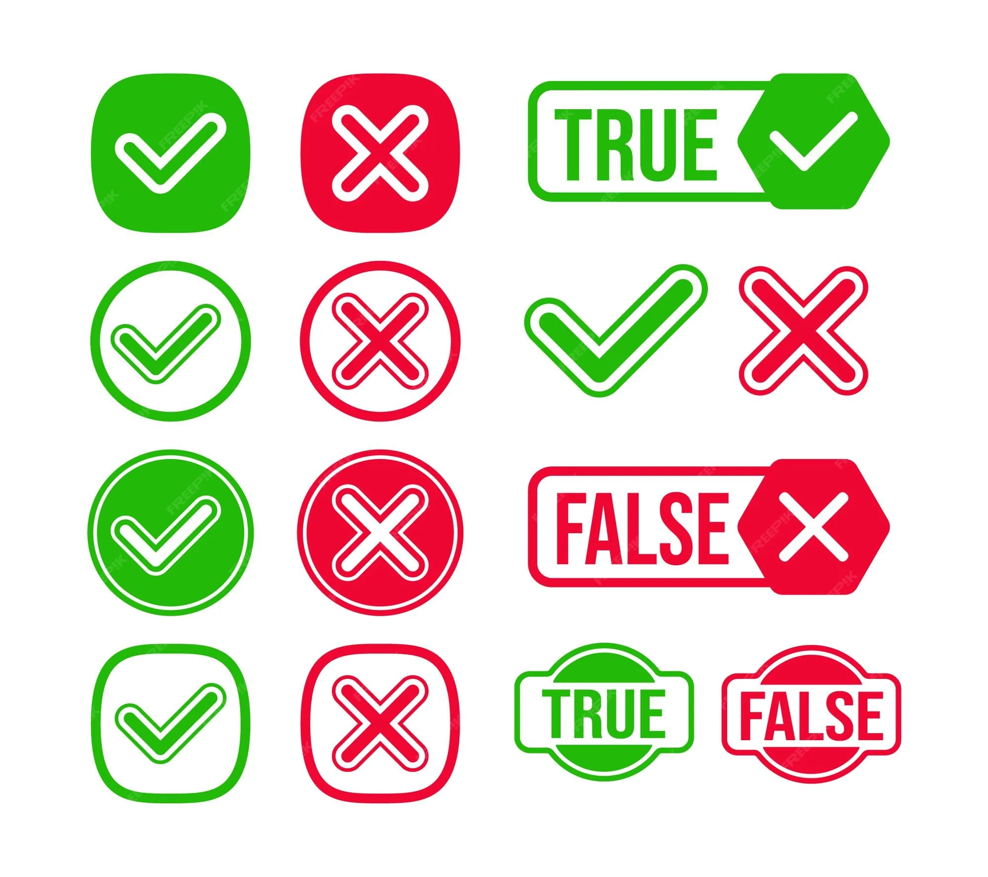 True Or False Sign