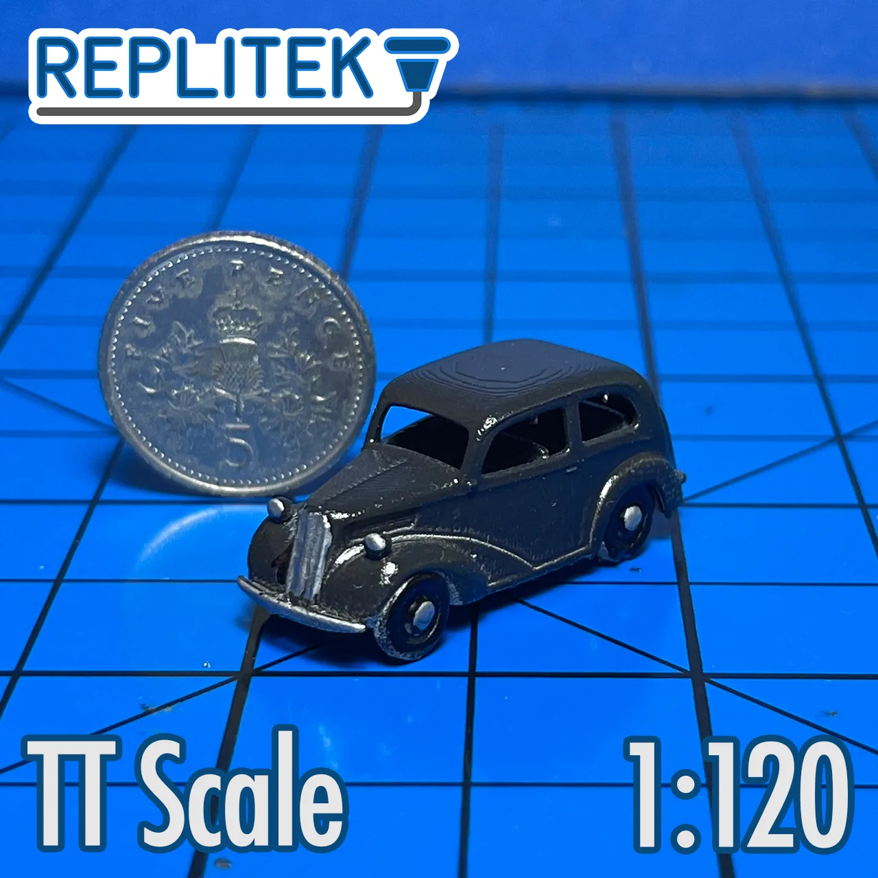 Tt Gauge 1953 Ford Pop 103E Grey Replitek