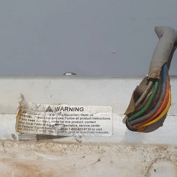 Turbo Beam 2000 Federal Signal Light Bar Tramps Uk