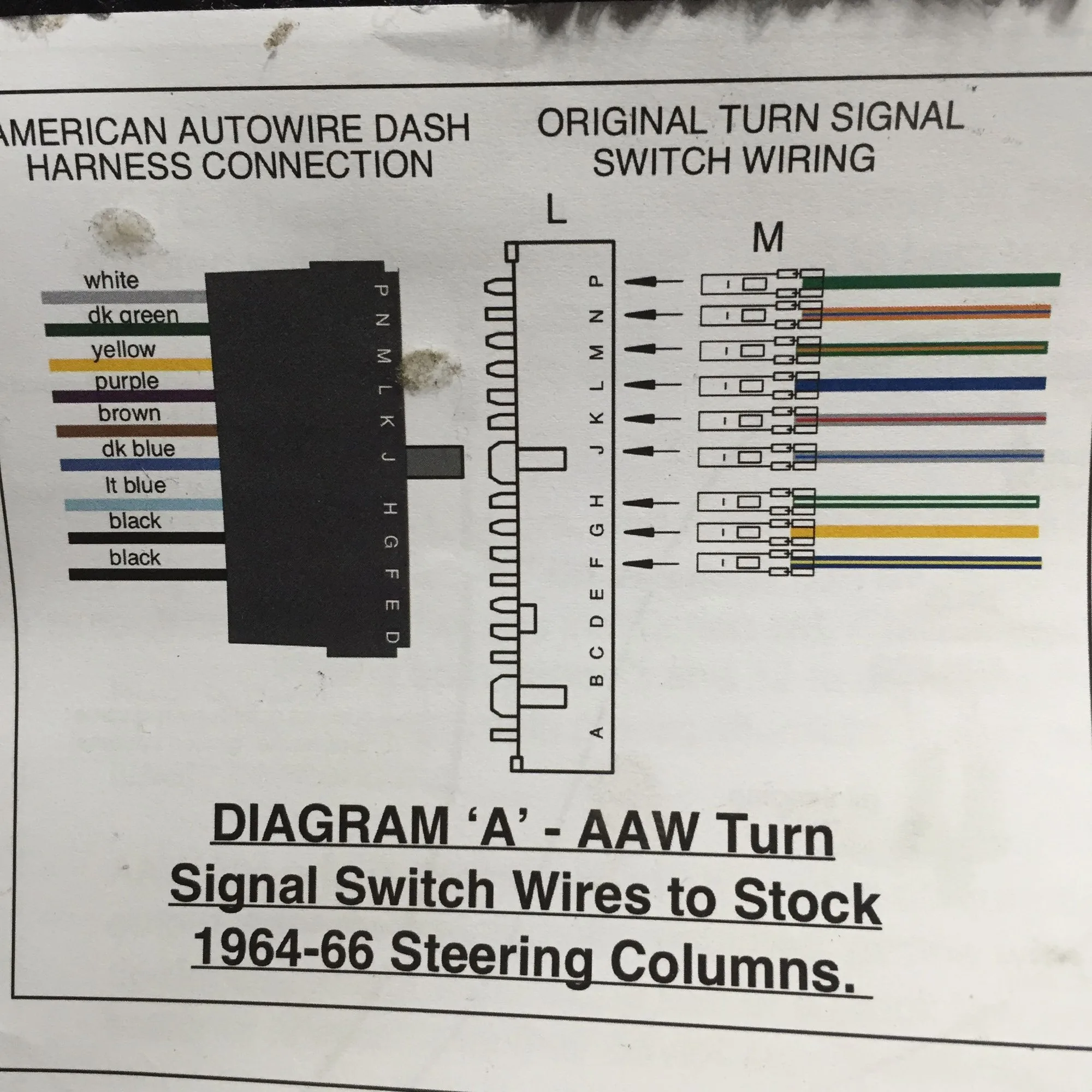 Turn Signal Wiring Diagram For 1966 Mustang Wiring Diagram