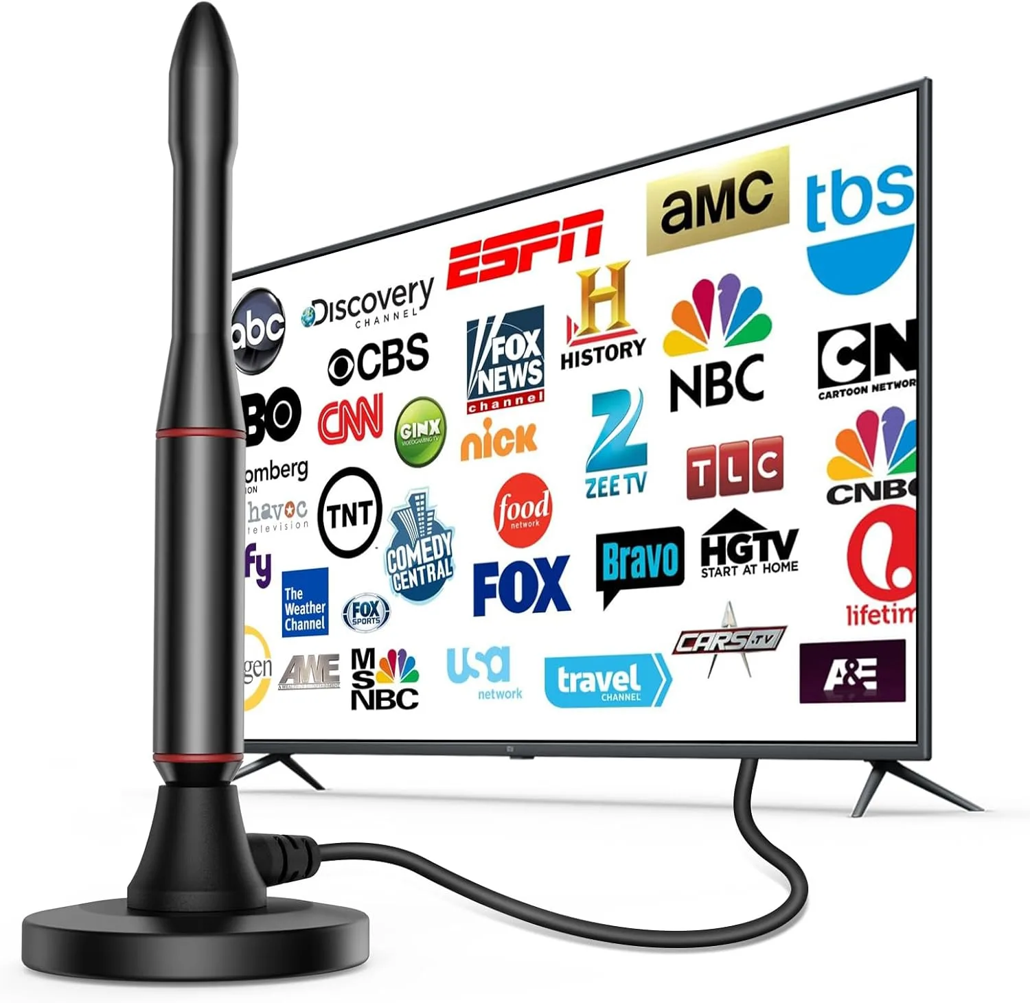 Tv Antenna Indoor 650 Miles Long Range Digital Antenna Indoor For All Tv Antenna