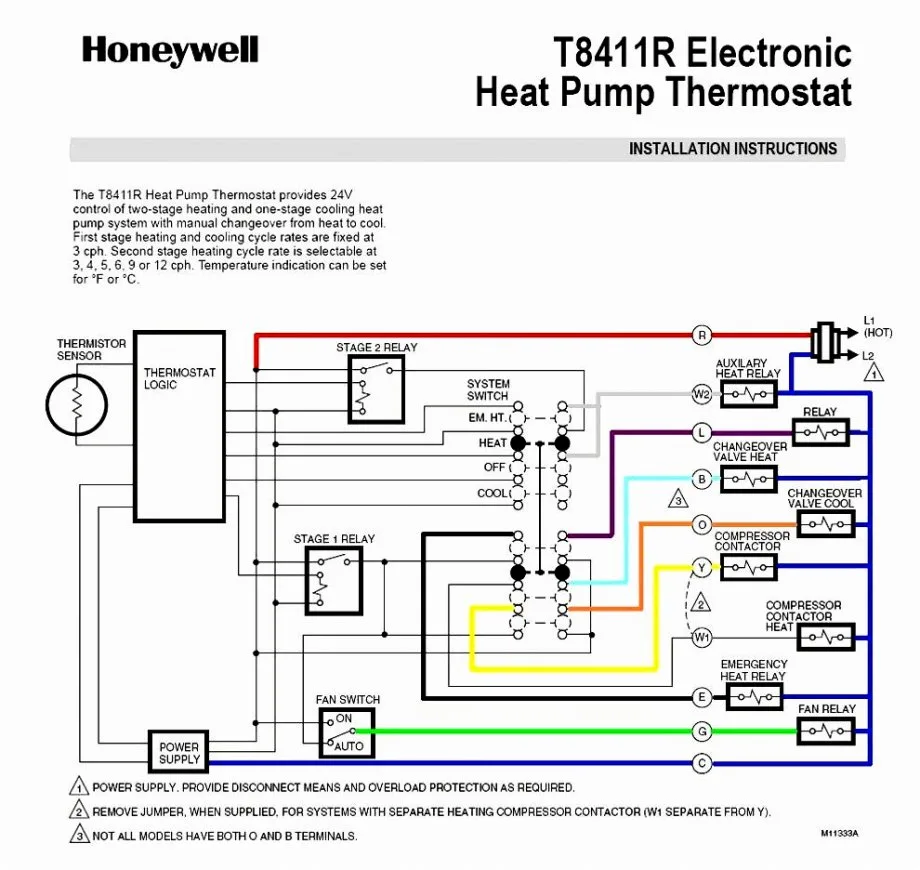 Two Stage Heat Pump Thermostat Wiring