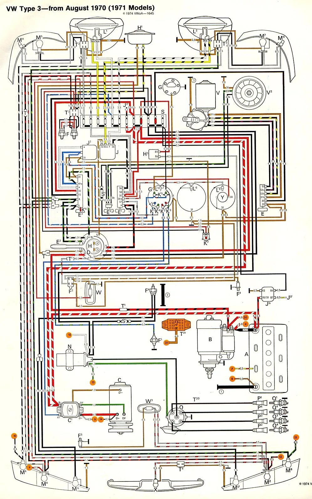 Type 3 View Topic 71 Squareback T3 Wiring Diagram