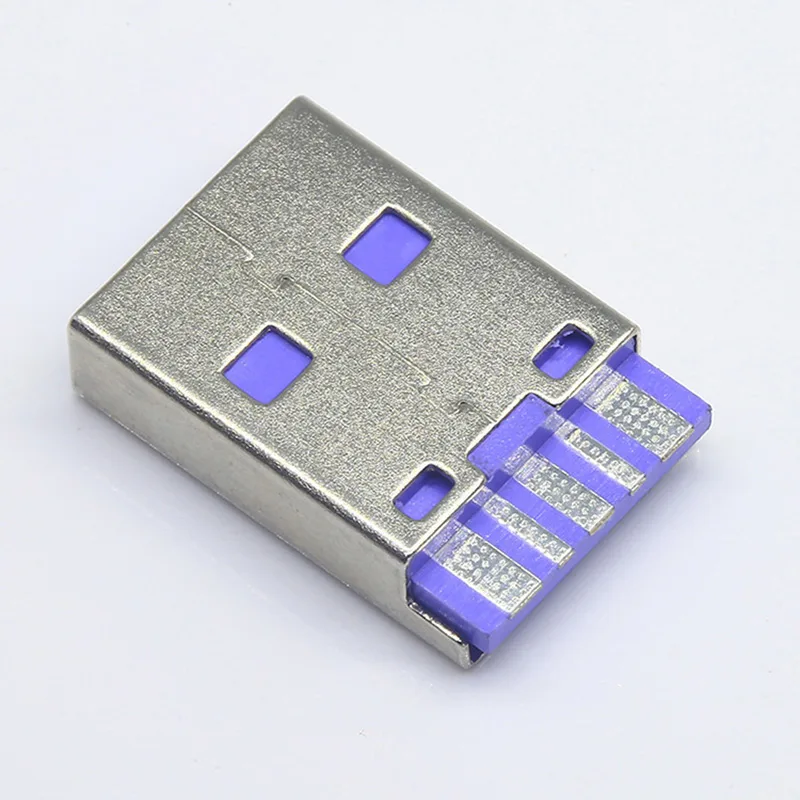 Type C全兼容快充65W公头5芯支持10V6 5A多协议带Ic数据线Diy配件 虎窝淘