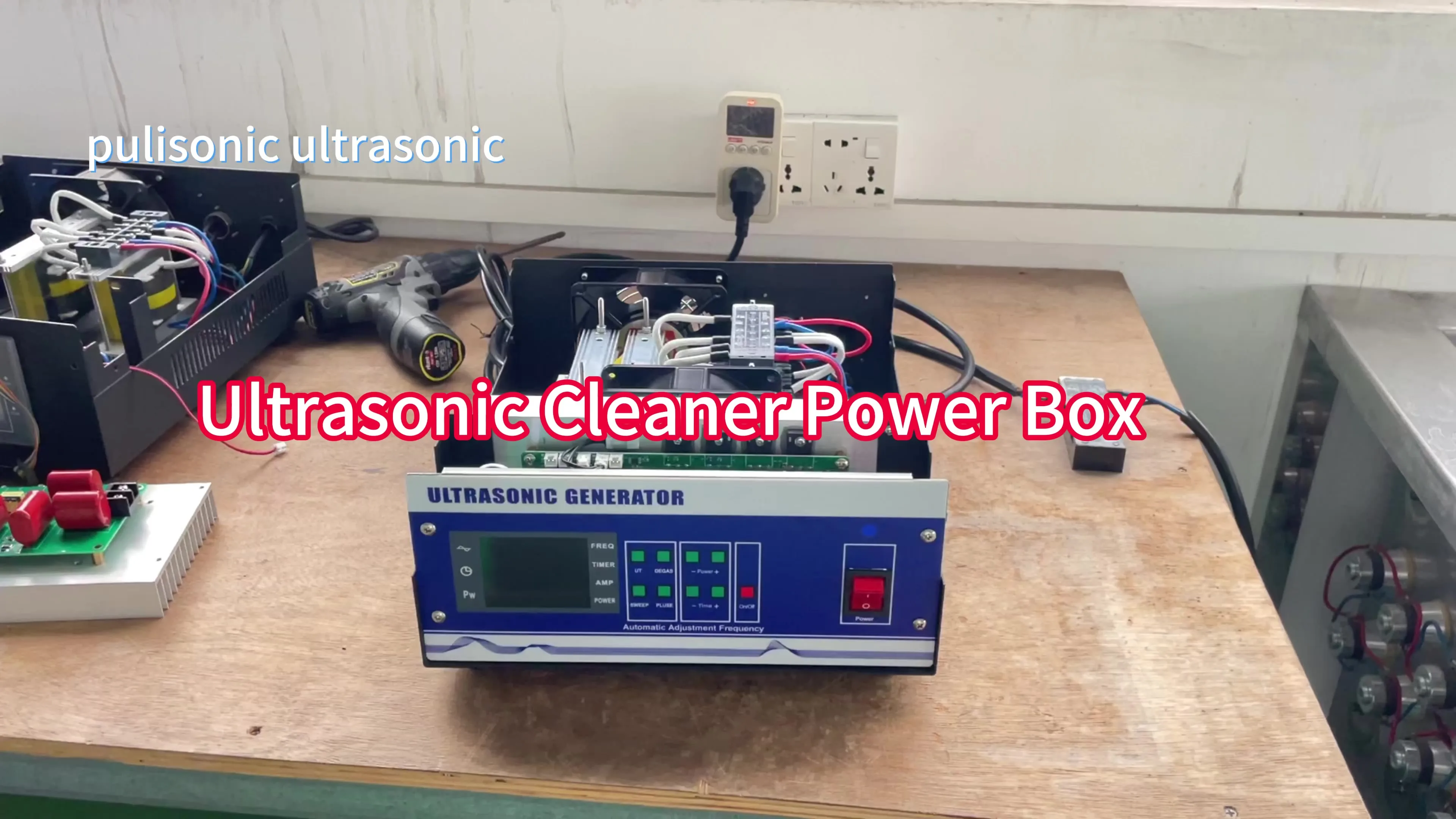 Ultrasonic Circuit Diagram Generator Ultrasonic Cleaning System Power Supply 600Watt With Sweep