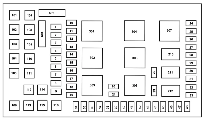 Under Hood Fuse Box Diagram Ford F 250 F 350 F 450 F 550 55 Off