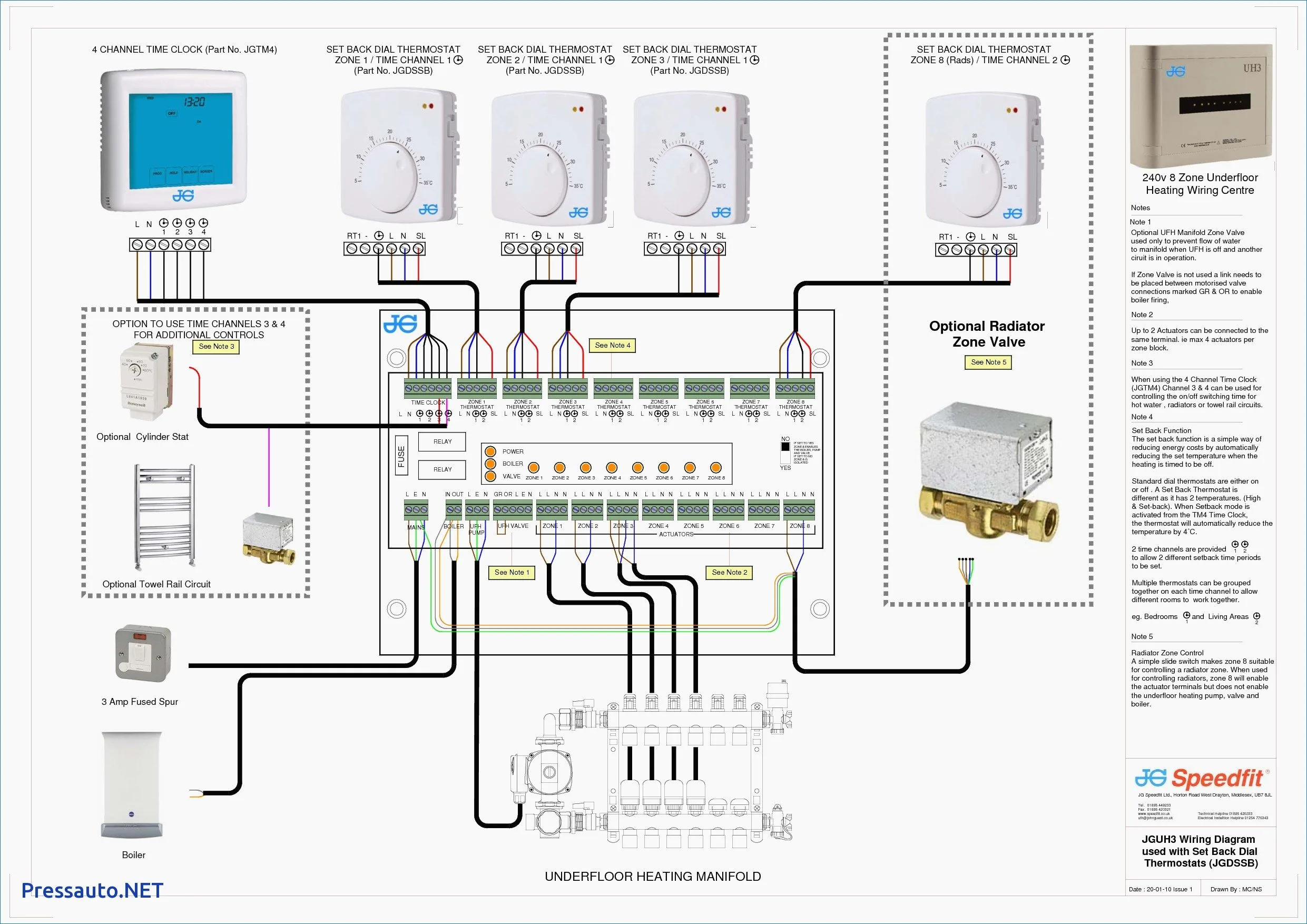 Underfloor Heating Wiring Diagram S Plan