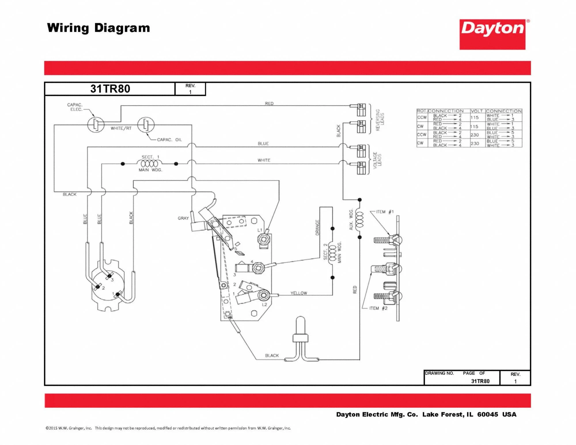 Understanding Dayton 1 Hp Electric Motor Wiring Diagrams