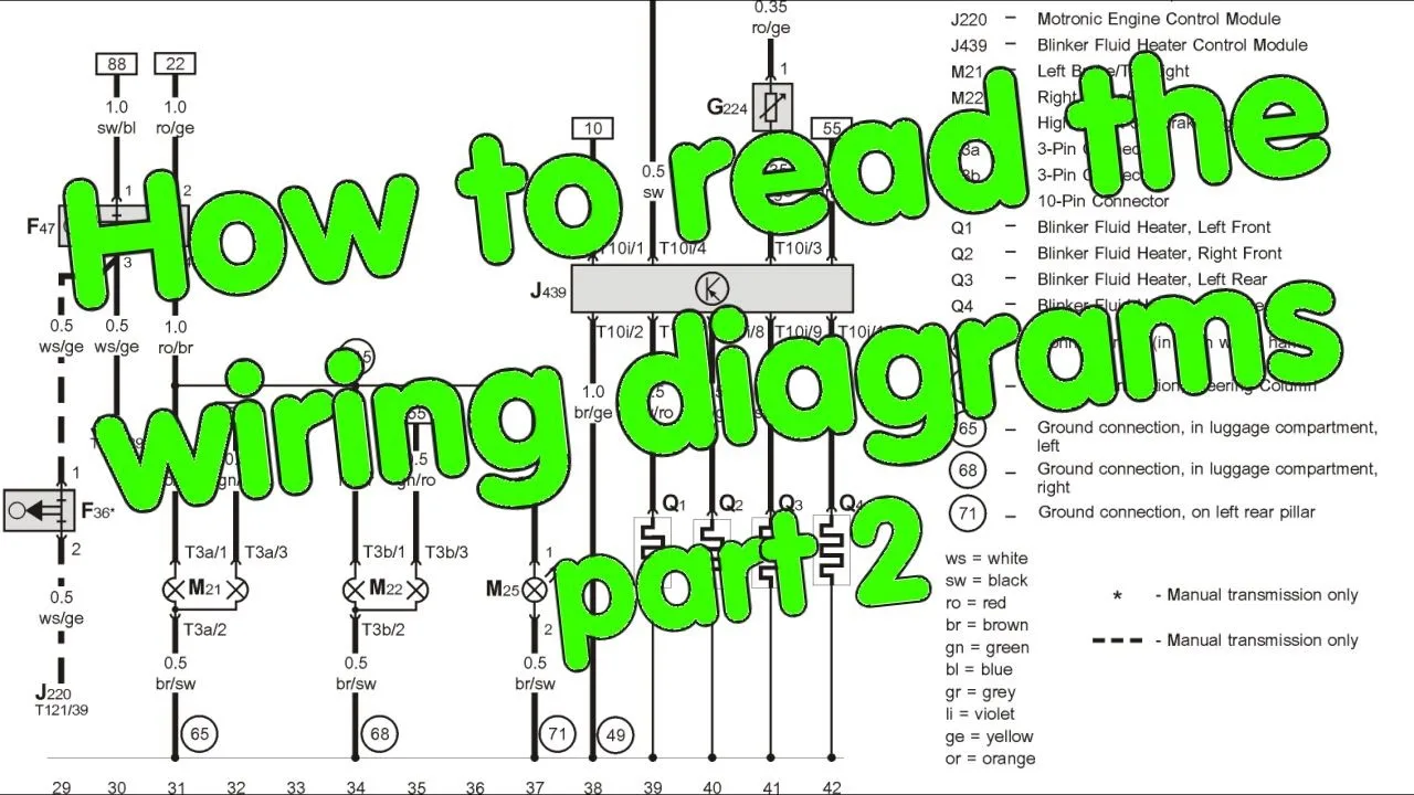 Understanding Wiring Diagrams And Schematics