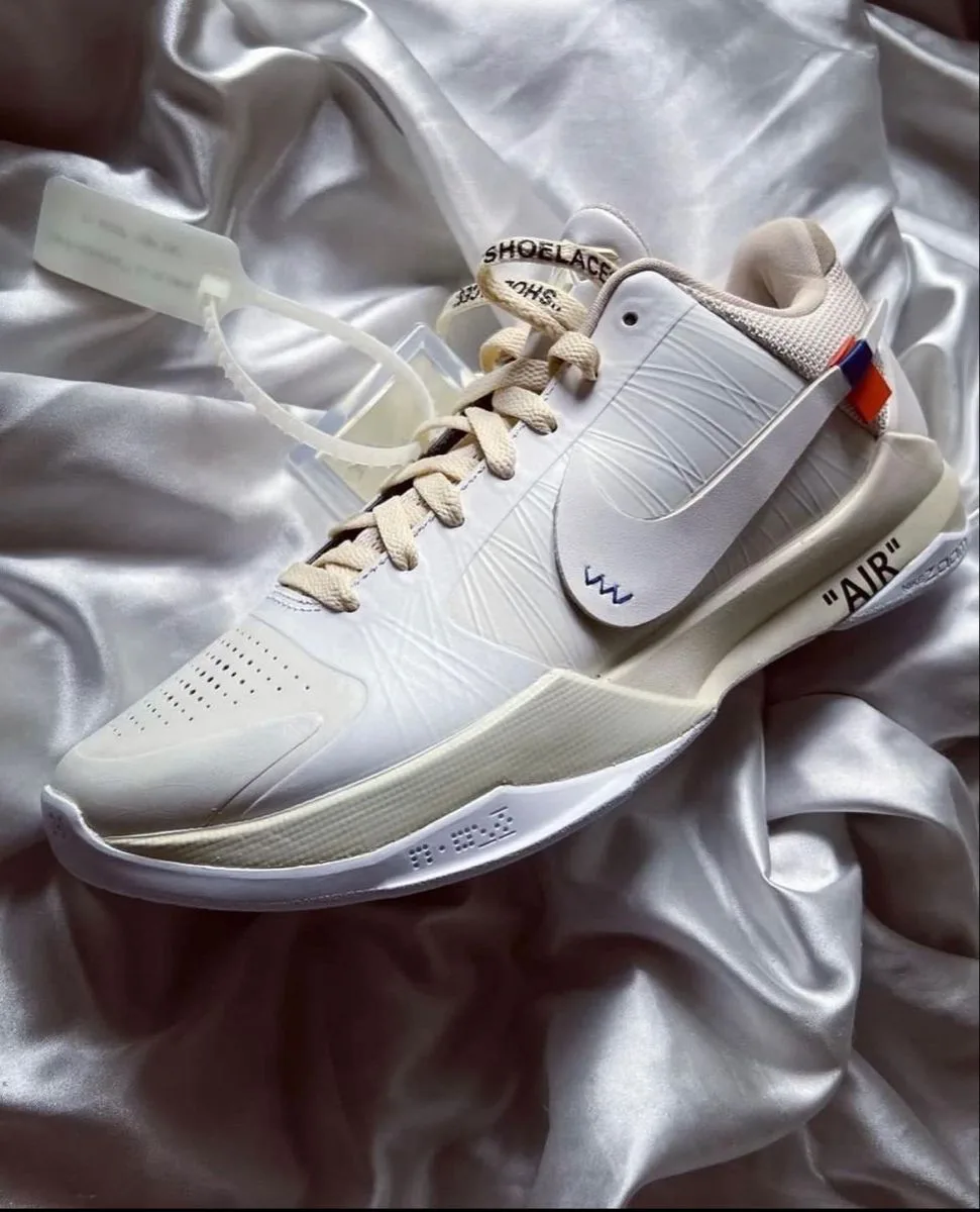 Unique Custom Off White Nike Kobe 5S Limited Edition