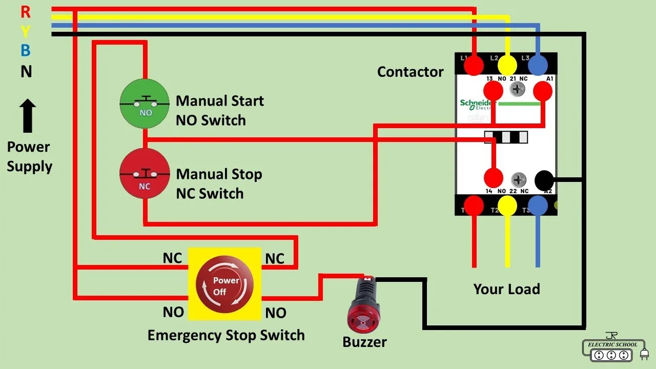 Up Down Stop Switch Wiring Diagram