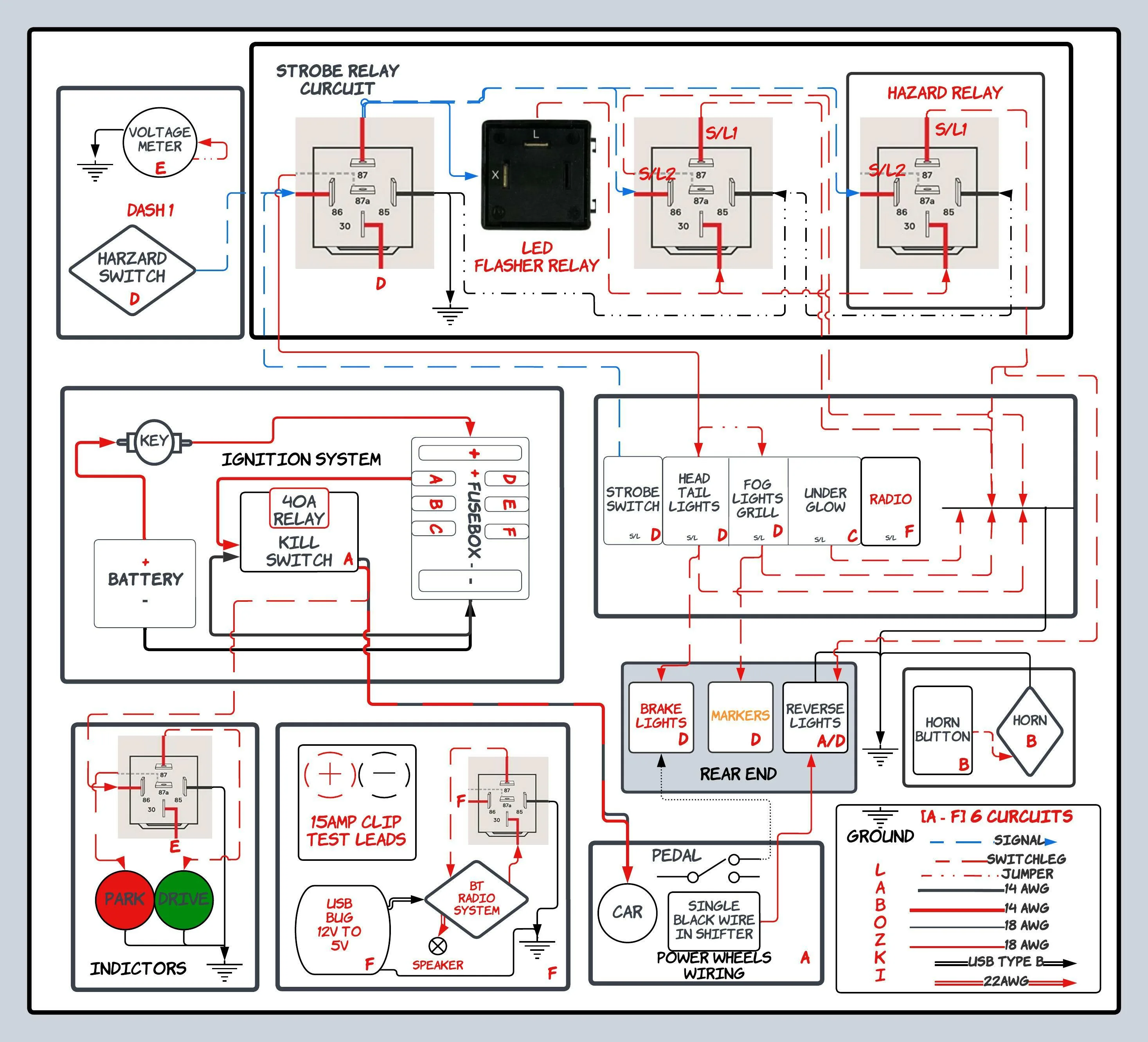 Upgraded Power Wheels Wiring Diagram R Powerwheelsmods